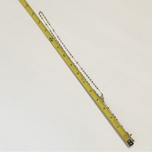 Sterling silver rosary necklace jewelry - Picture 7 of 8